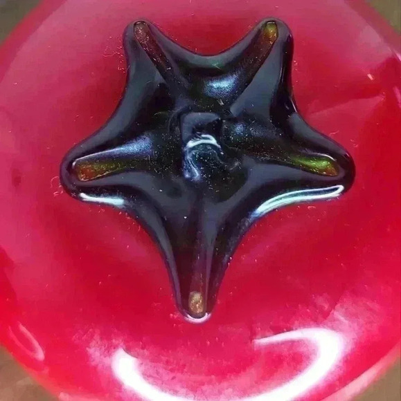 Vintage Art Glass Hand Blown Tomatoes Set of 2 Vegetable - Picture 6 of 6